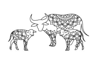 Mom and Baby Buffalos: A Designer’s Embroidery Review