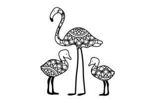 Mom and Baby Flamingos: A Designer’s Stitch Review