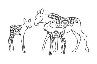 Mom and Baby Moose: A Designer’s Embroidery Review