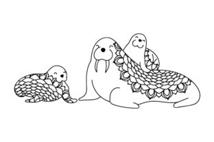 Mom and Baby Walruses: A Designer’s Embroidery Review