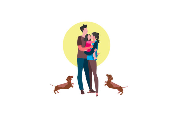 Mom, Dad, Daughter Dog Family Asset Review
