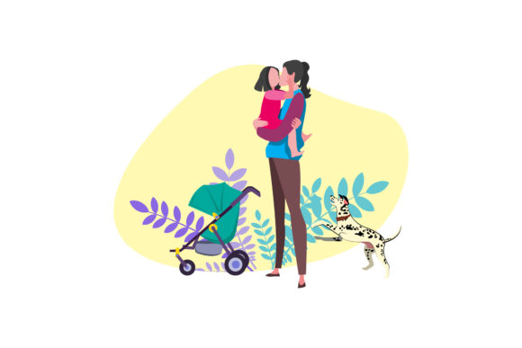 Mom, Daughter, Baby Dog Family Set Review