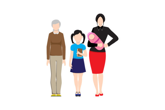 Mom Grandma Girl Family Asset: Embroidery Review